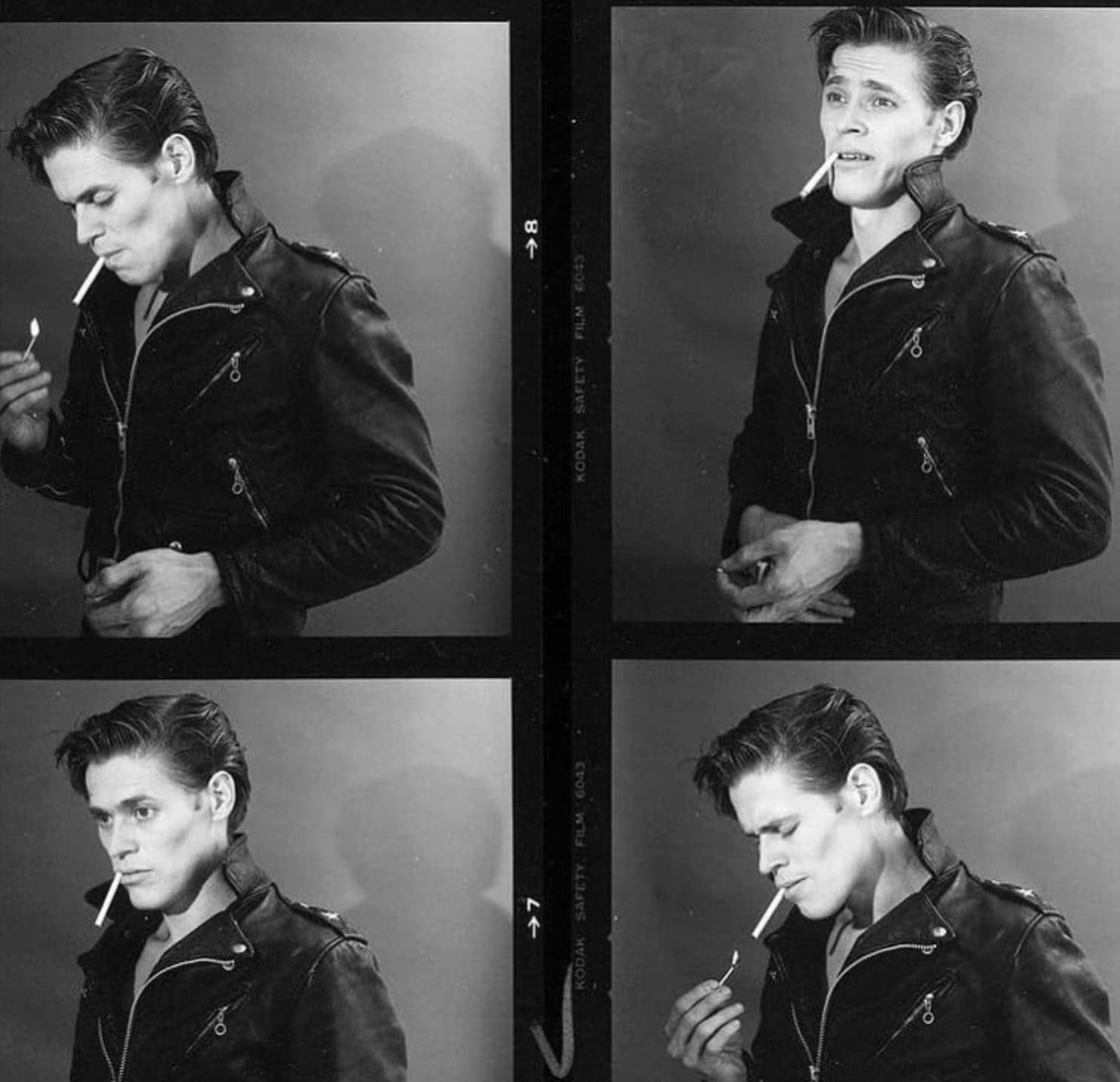 willem dafoe 1981 - 7 Kodak Safety, Film 6043 8 Kodak Safety Film 6043